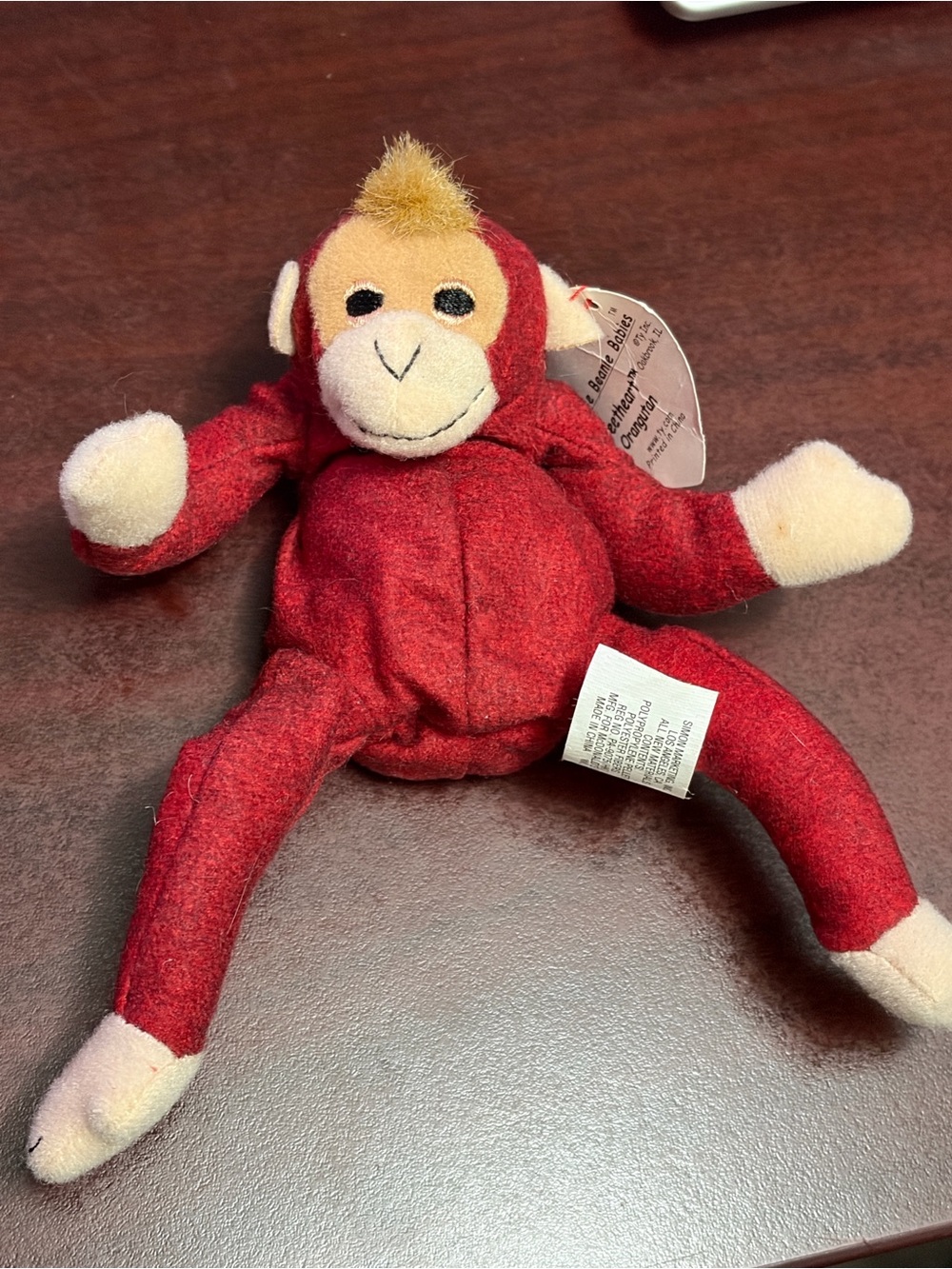 Vintage 2000 McDonald's TY Schweetheart the Orangutan‎ #12